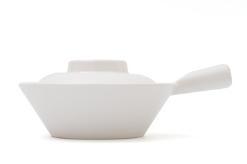 ceramic tureen isolated on white
