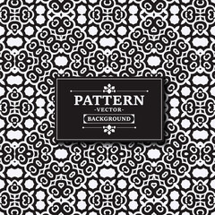 flat ornament line pattern design