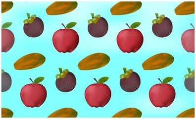 Fruit background pattern 