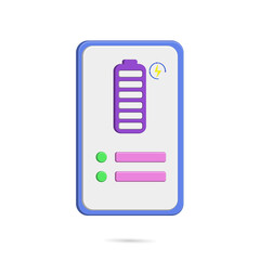 Battery symbol energy control icon vector illustration, recharge mobile phone