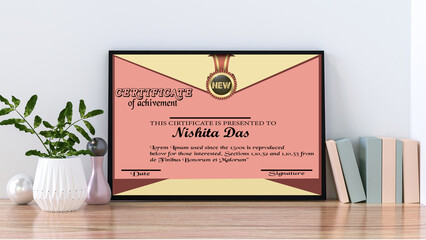 award certificate, event certificate, diploma certificate