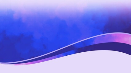 青色のウェーブ背景素材　ラスター素材