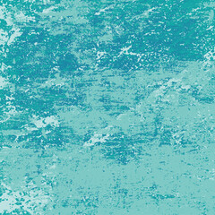 Fototapeta na wymiar Grunge background turquoise. Abstract scratched texture. Vector graffiti