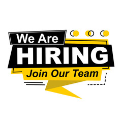 we are hiring job vacancy recruitment social media post template modern minimalist