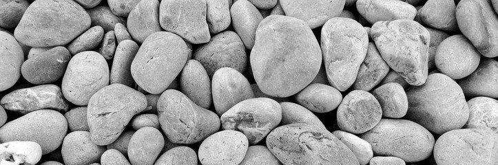 【素材】海辺の丸石（ホノホシ海岸）ワイド