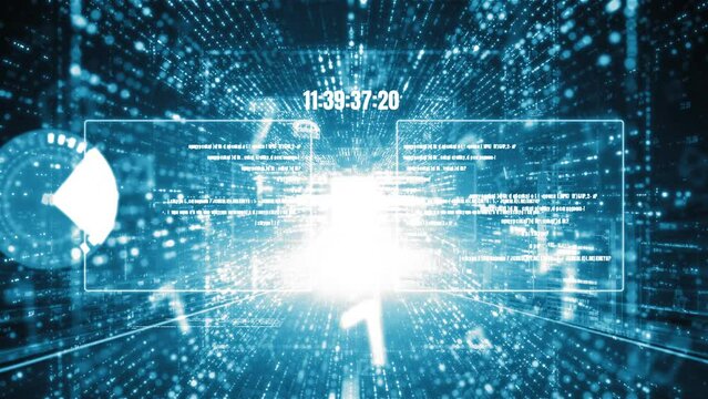 Software development, application programming code and tacit computer coding . Concept of smart digital transformation and technology disruption that changes global trends in new information era .