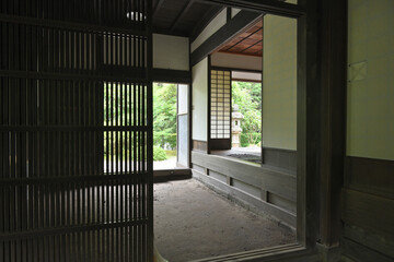 伝統的日本家屋の土間