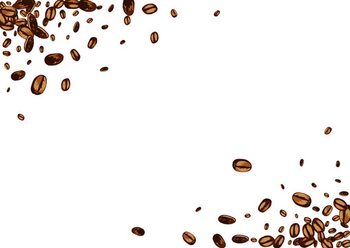 Black EspressoCoffee Realistic Vector White