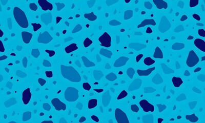 Abstract seamless pattern. Terrazzo backdrop with organic shapes. Modern texture for print, fabrics, textile, tile. illustration