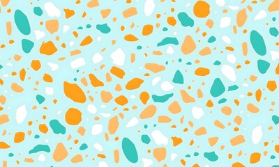 Terrazzo seamless pattern. Texture of natural stone, quarts, granite , cement, in classic Italian style.
