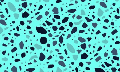 Terrazzo seamless pattern. Texture of natural stone, quarts, granite , cement, in classic Italian style.