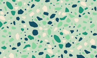 Terrazzo seamless pattern. Texture of natural stone, quarts, granite , cement, in classic Italian style.