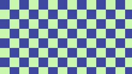 green and blue checkerboard, checkered, gingham, plaid, tartan pattern background illustration, perfect for wallpaper, backdrop, postcard, background for your design