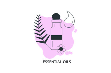 essential oil icon vector illustration 