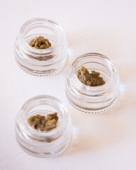 Cannabis extracts ice water hash rosin dab