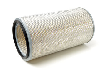 Industrial filters separator on white background