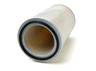 Industrial filters separator on white background