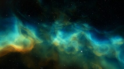 Universe filled with stars, nebula and galaxy
