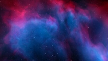 Universe filled with stars, nebula and galaxy
