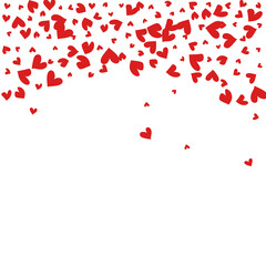 Burgundy Confetti Vector White Backgound. Romance