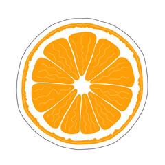 fresh fruit stickers with black boarder