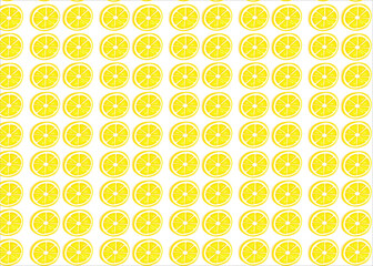 Lemon pattern vector white background.eps 10