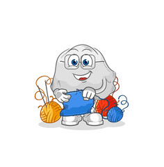 ghost tailor mascot. cartoon vector