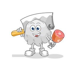 ghost Butcher illustration. character vector