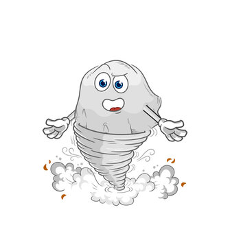 recommend clip art: ghost in the tornado cartoon character vector