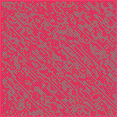 Multicolor truchet tiling connections illustration