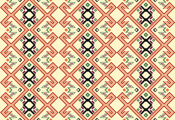 Seamless vintage pattern. Grungy texture. Ethnic and tribal