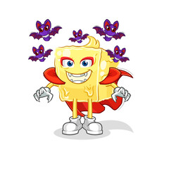 butter Dracula illustration. character vector