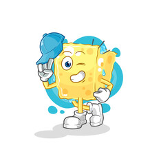 sponge young boy character cartoon