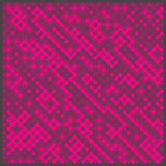 Multicolor truchet tiling connections illustration