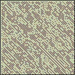 Fototapeta premium Multicolor truchet tiling connections illustration