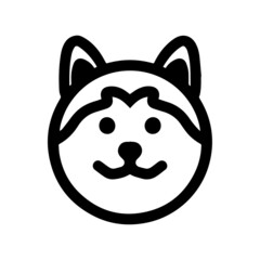 Digital illustration of cute dog