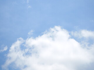 Obraz premium White cloudy in the blue sky natural background, copy space for write text in four frame on white background