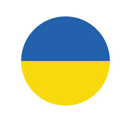 Ukraine Circle Icon Unity Peace Flag Care Support Humanity Solidarity Freedom Independence Stop The War Illustration