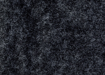 High detail magnified close up large image of rough uncoated black gray paper texture background scan grunge wallpaper pronounced fiber grain and particles distinguished black and white dirt pattern
