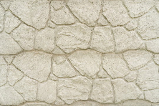 Closeup modern style design decorative stone wall