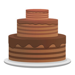 Three Tier Chocolate Cake