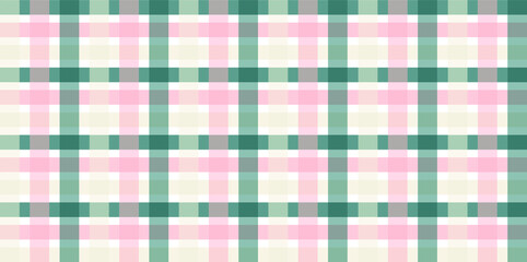 pink and white plaid