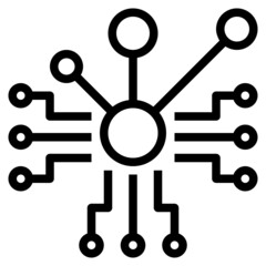 Digital Network Icon