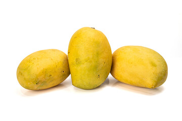 Mangoes isolated in white background