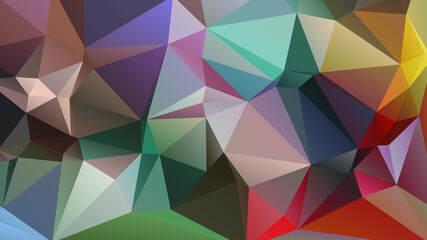Abstract Color Polygon Background Design, Abstract Geometric Origami Style With Gradient