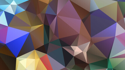 Abstract Color Polygon Background Design, Abstract Geometric Origami Style With Gradient