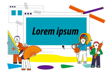 デザインする男女