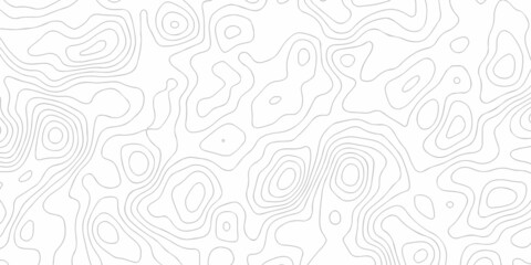 Abstract topographic background, Vector illustration of topographic line contour map, black-white design, Luxury black abstract line art, White wave paper curved reliefs abstract background