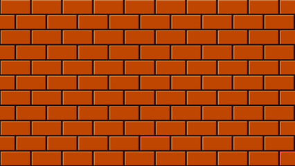 brown brick wall texture. Wall of bricks