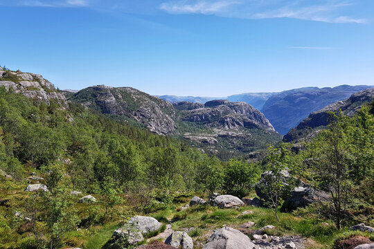 Hiking Preikestolen, Norway